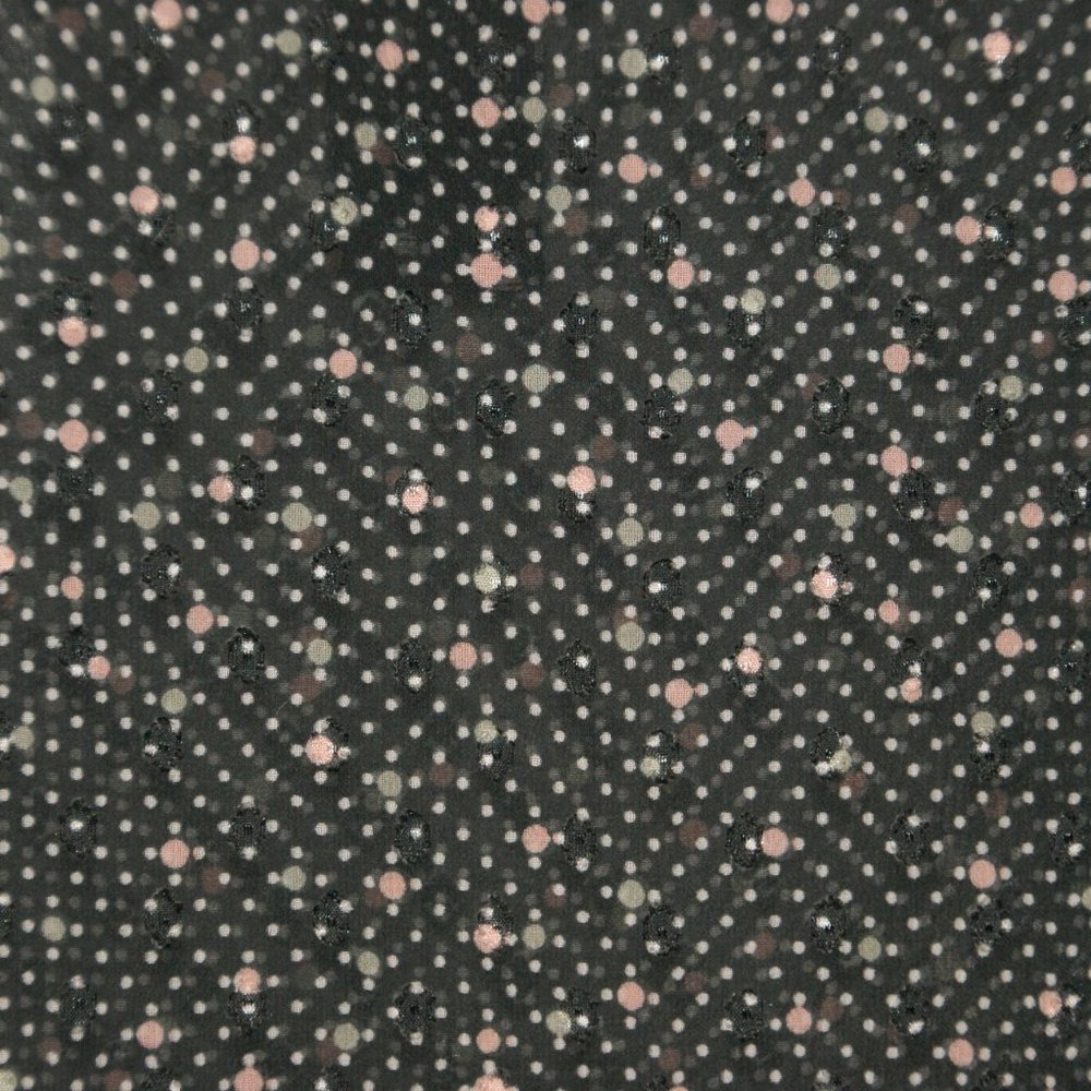 CABI #239 Sheer Black Swiss Polka Dots Blouse sz S - Picture 6 of 14
